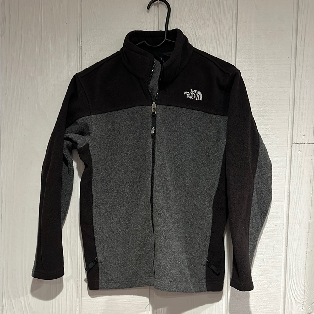 The North Face Black and Gray Fleece Jacket